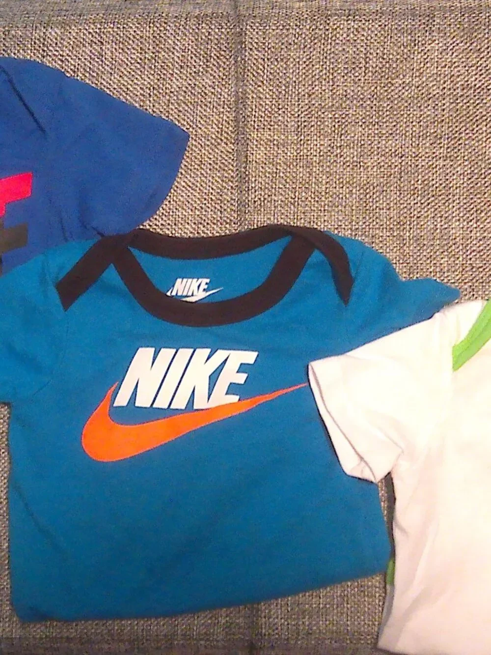 Nike Baby Boys Bodysuit Onesies 3-Piece Lot Size 3M 100% Cotton